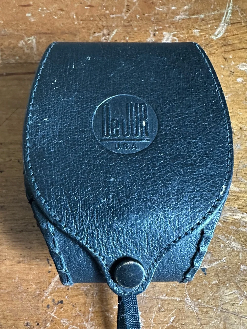 Vintage DeJUR Model 50 ASA Exposure Light Meter w/Leather Case USA Made